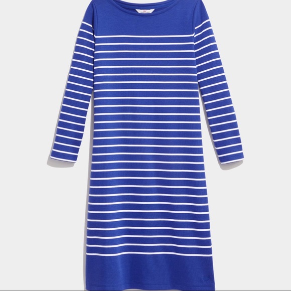 Vineyard Vines Striped Simple Boatneck Dress - Picture 7 of 16